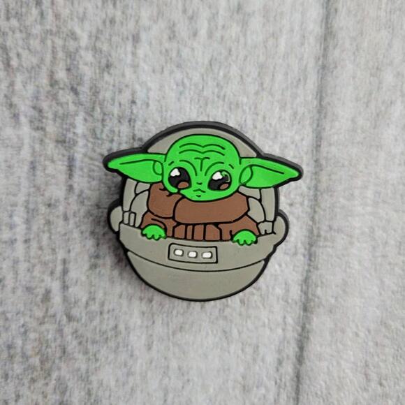 Grogu The Child Star Wars The Madalorian Shoe Charms - Picture 3 of 5